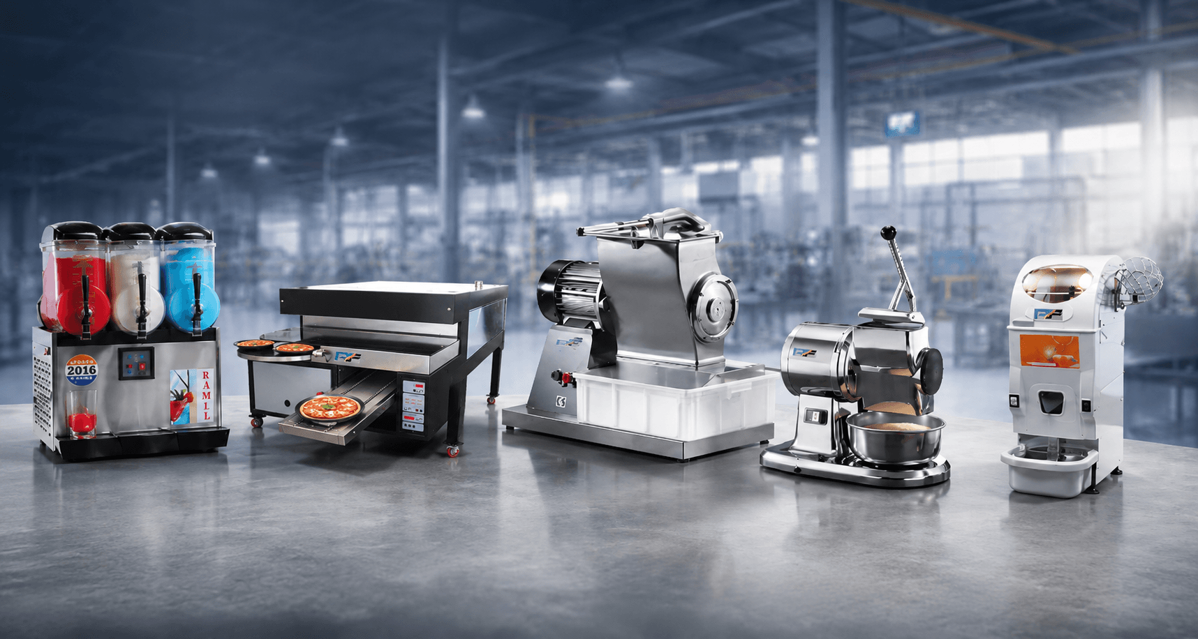 Industrial food processing equipment